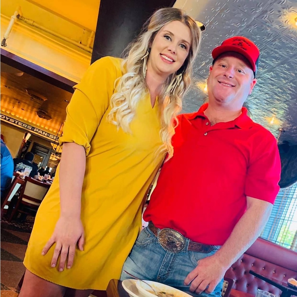 Mustard dress